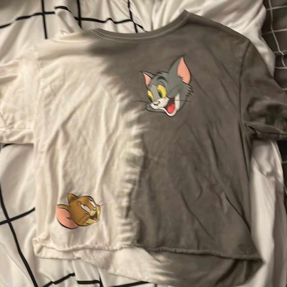Tom and jerry crop top woman XS